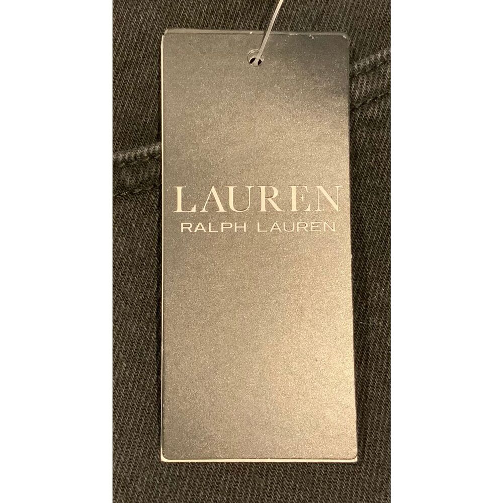 Lauren Ralph Lauren black denim skirt size 6 - Picture 3 of 4